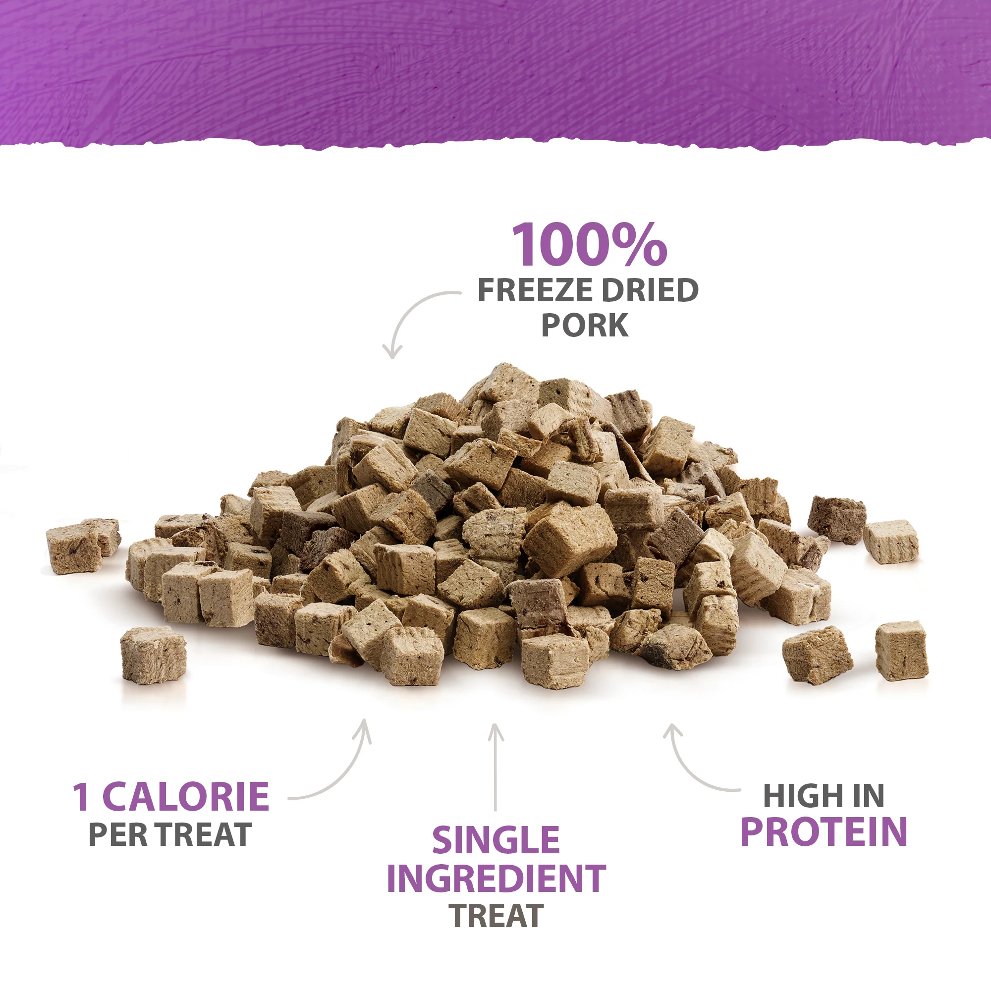 NutriNibs Freeze Dried Pork Cat Treats - Image 3