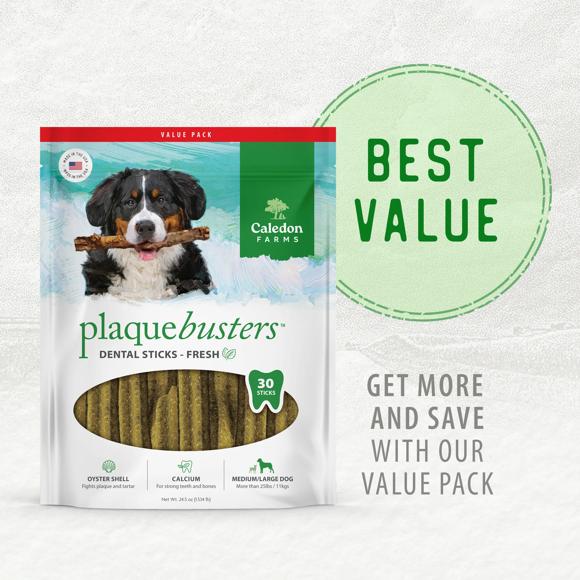 Plaque Busters Fresh Dental Sticks Value Pack - Image 5